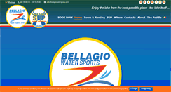 Desktop Screenshot of bellagiowatersports.com